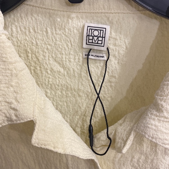 Toteme Wide Sleeve Crepe Blouse - Picture 3 of 7